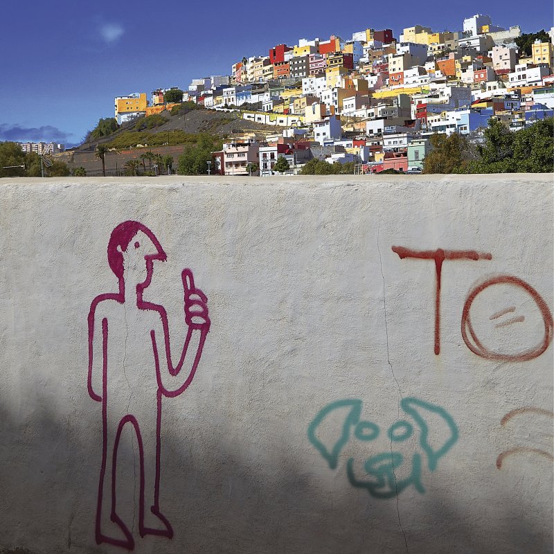 ONE DAY | LAS PALMAS No29 | Ralf Wehrle und Uwe Frank Fine - Art - Print  16,5 cm x 16,5 cm | gerahmt 30 x 30 cm  Auflage 15 | signiert